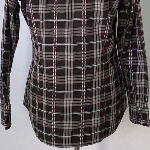 Eddie Bauer Plaid Button Down Long Sleeve Shirt - Picture 7 of 12